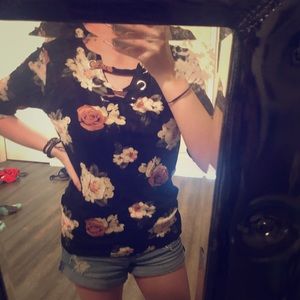 floral shirt